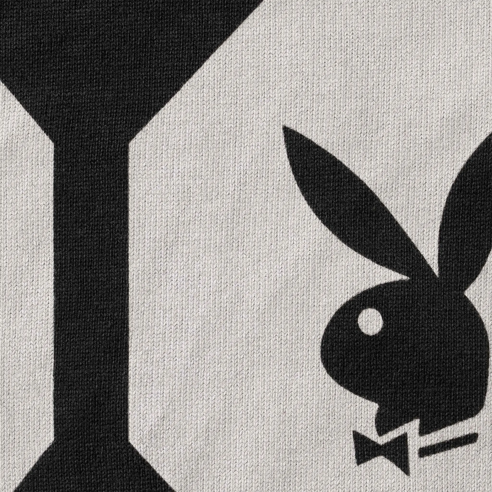 Detailed View of Supreme x Playboy L/S Black Football Top (SS26)